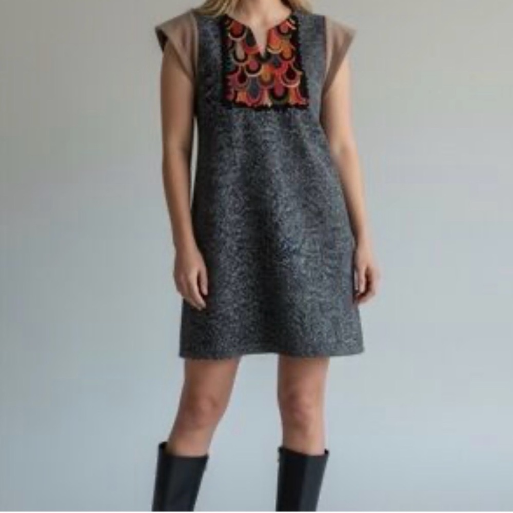 THML Dress with Floral Embroidery - Picture 2 of 5